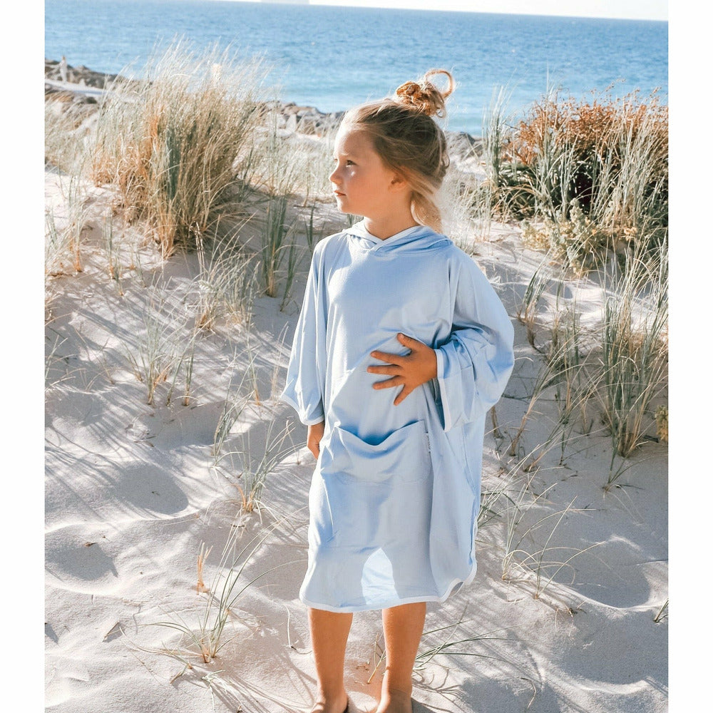 Beach Poncho - Sky Blue - Bambebi