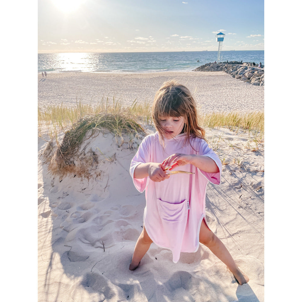 Beach Poncho - Baby Pink