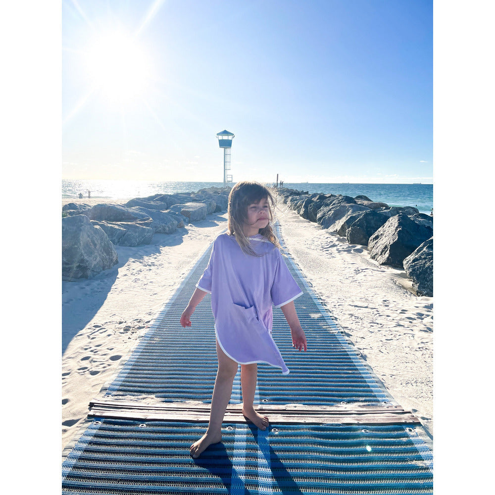 Beach Poncho - Pastel Lilac