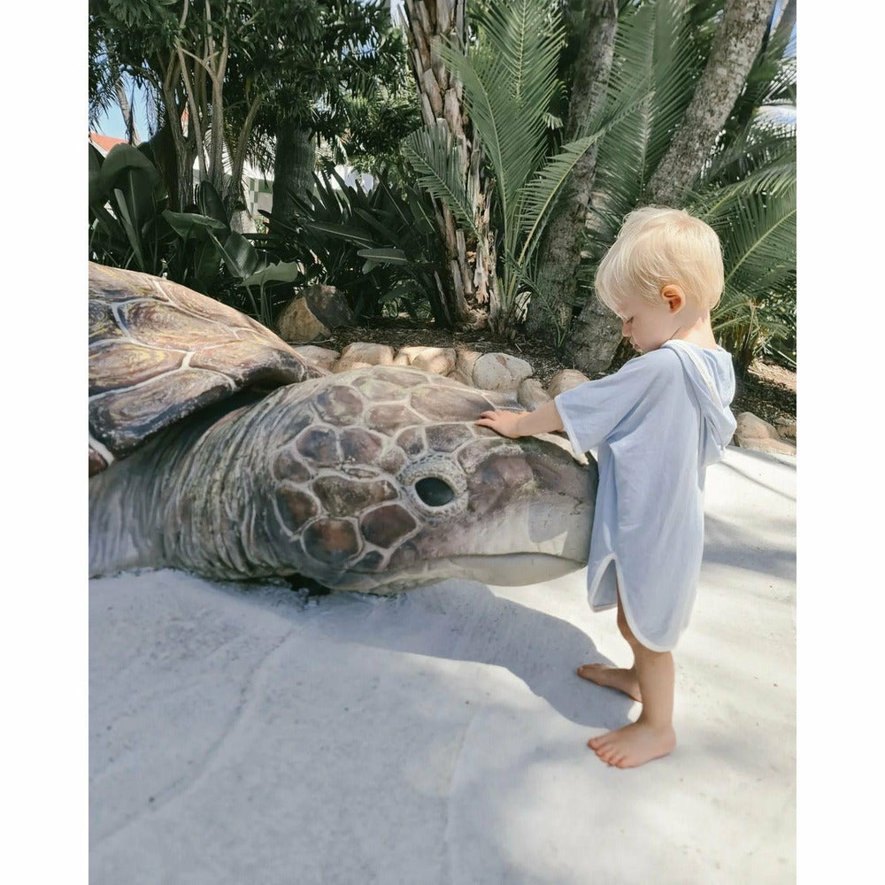 Beach Poncho - Sky Blue - Bambebi