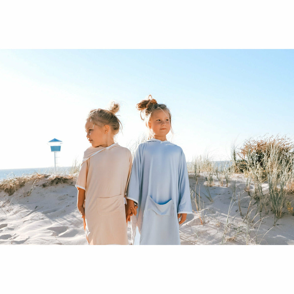 Beach Poncho - Sky Blue - Bambebi
