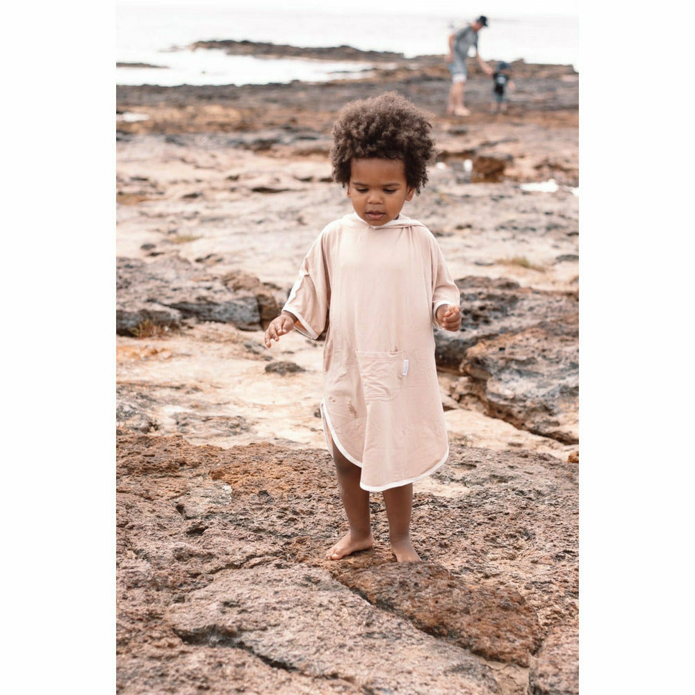 Beach Poncho - Sand Dune Beige - Bambebi