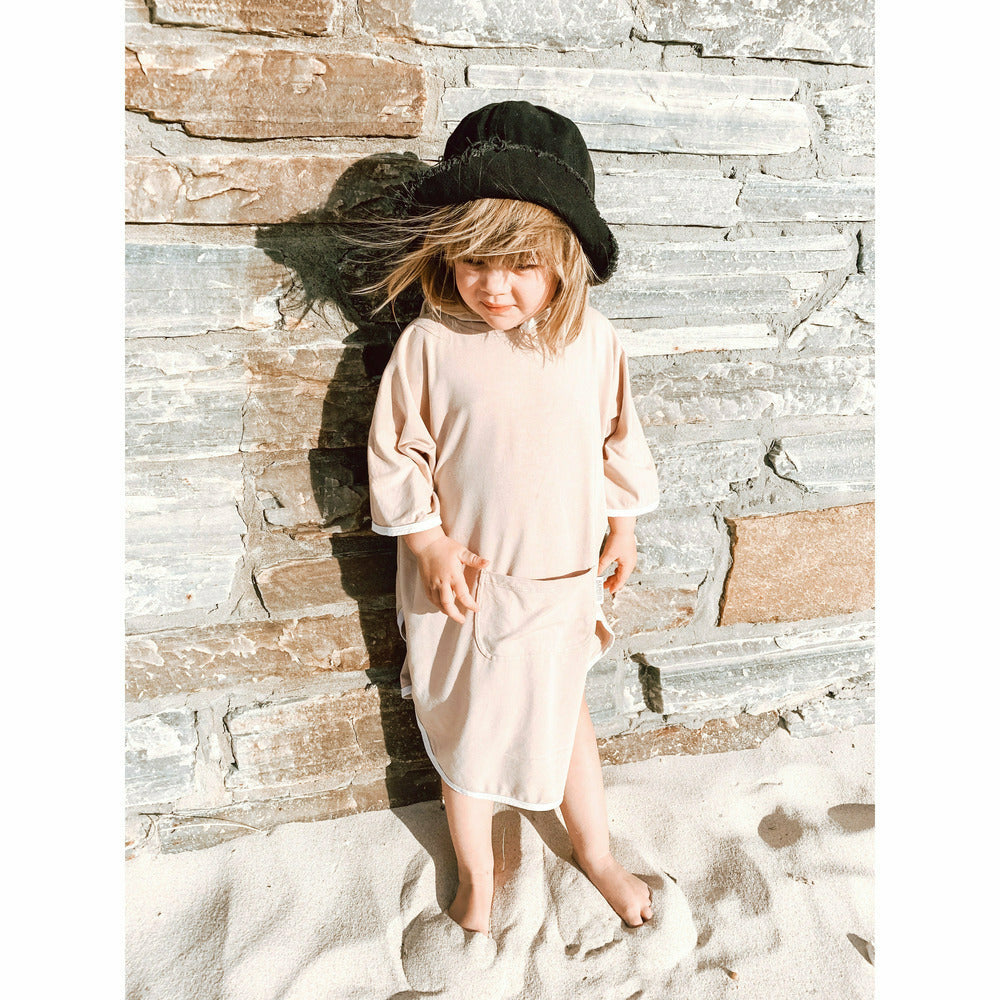 Beach Poncho - Sand Dune Beige - Bambebi