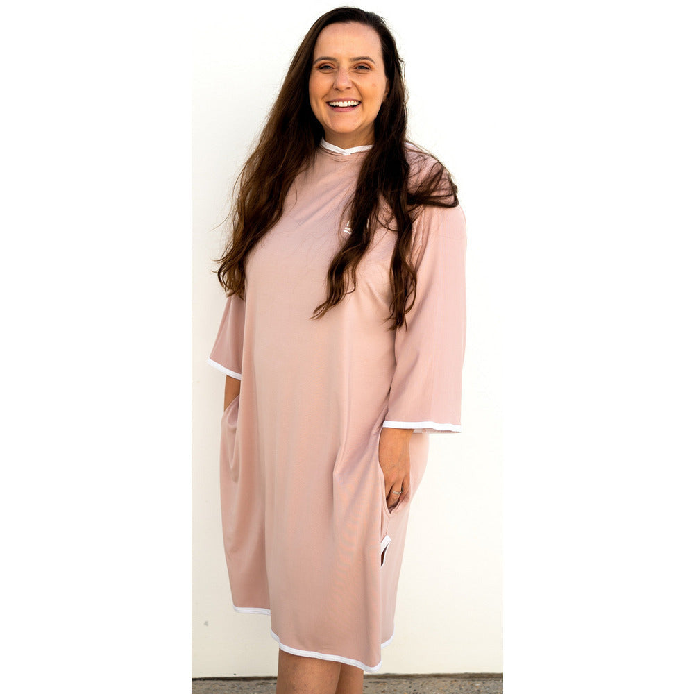 Adult Beach Poncho - Light Musk - Bambebi