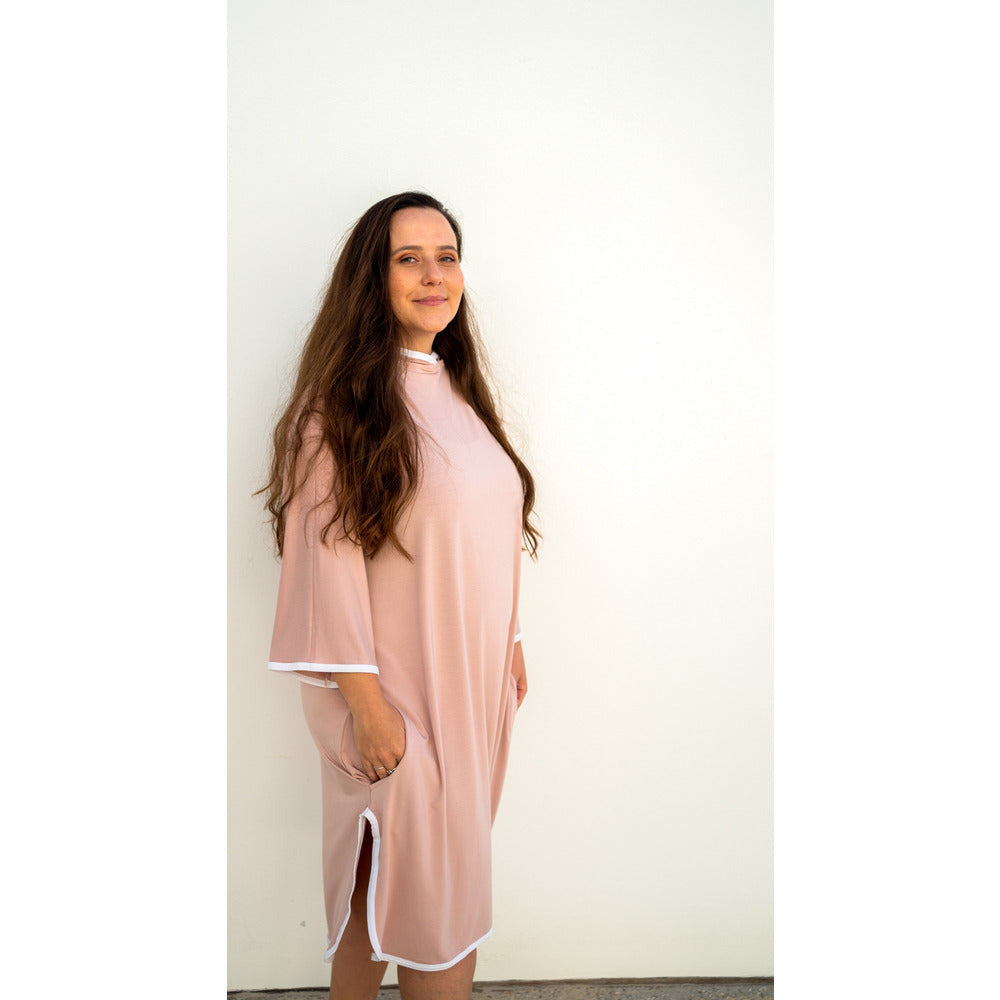 Adult Beach Poncho - Light Musk - Bambebi