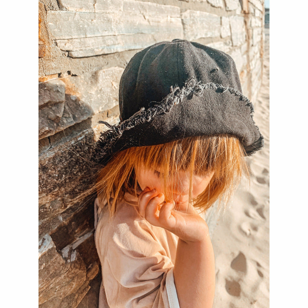 The Mini Bucket Fray - Black - Bambebi