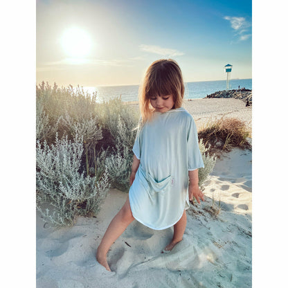 Beach Poncho - Mint Green - Bambebi
