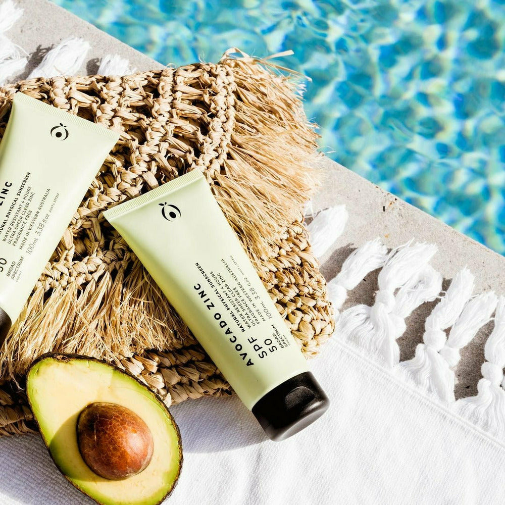 100ml Avocado Zinc Natural Physical Sunscreen SPF 50 - Bambebi