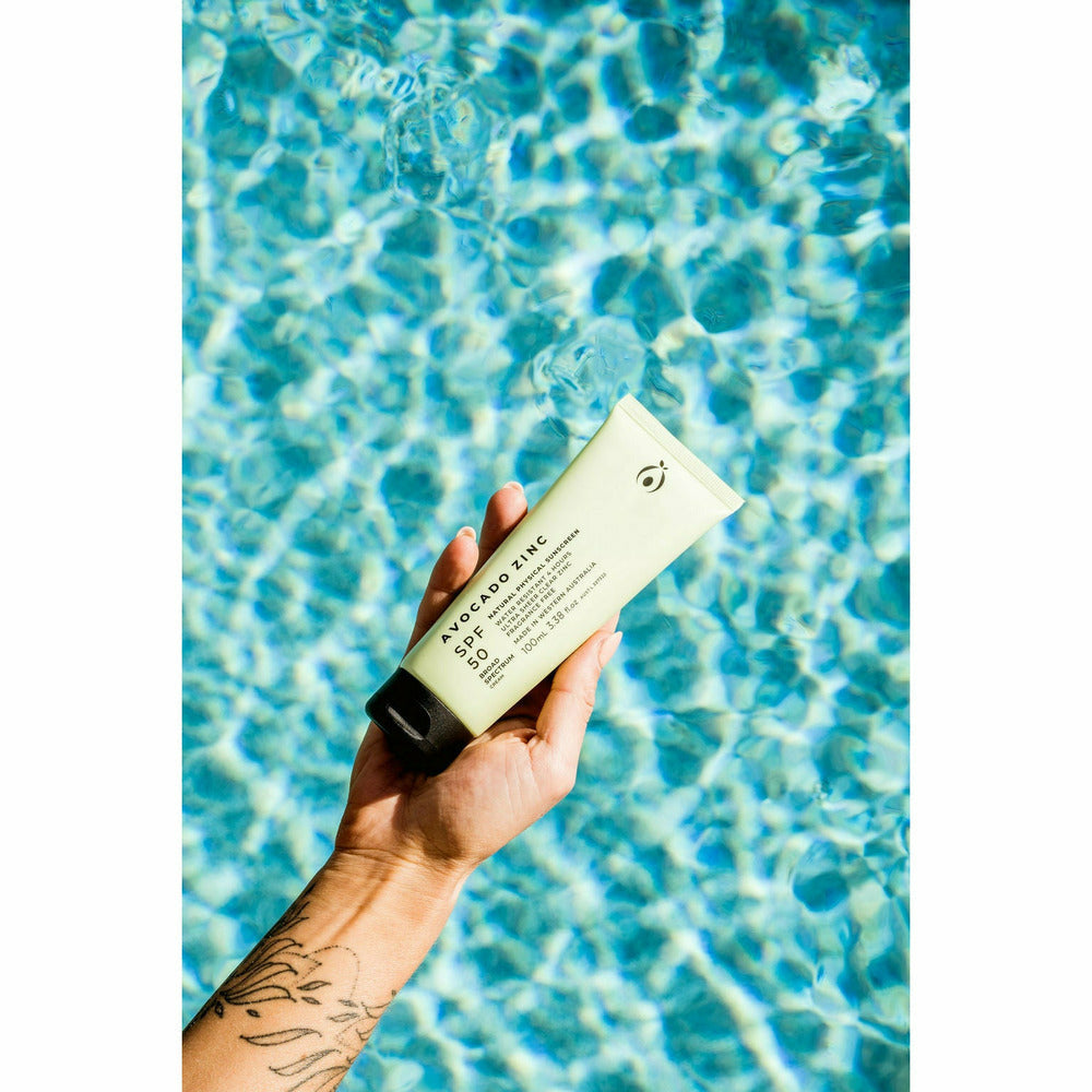 100ml Avocado Zinc Natural Physical Sunscreen SPF 50 - Bambebi