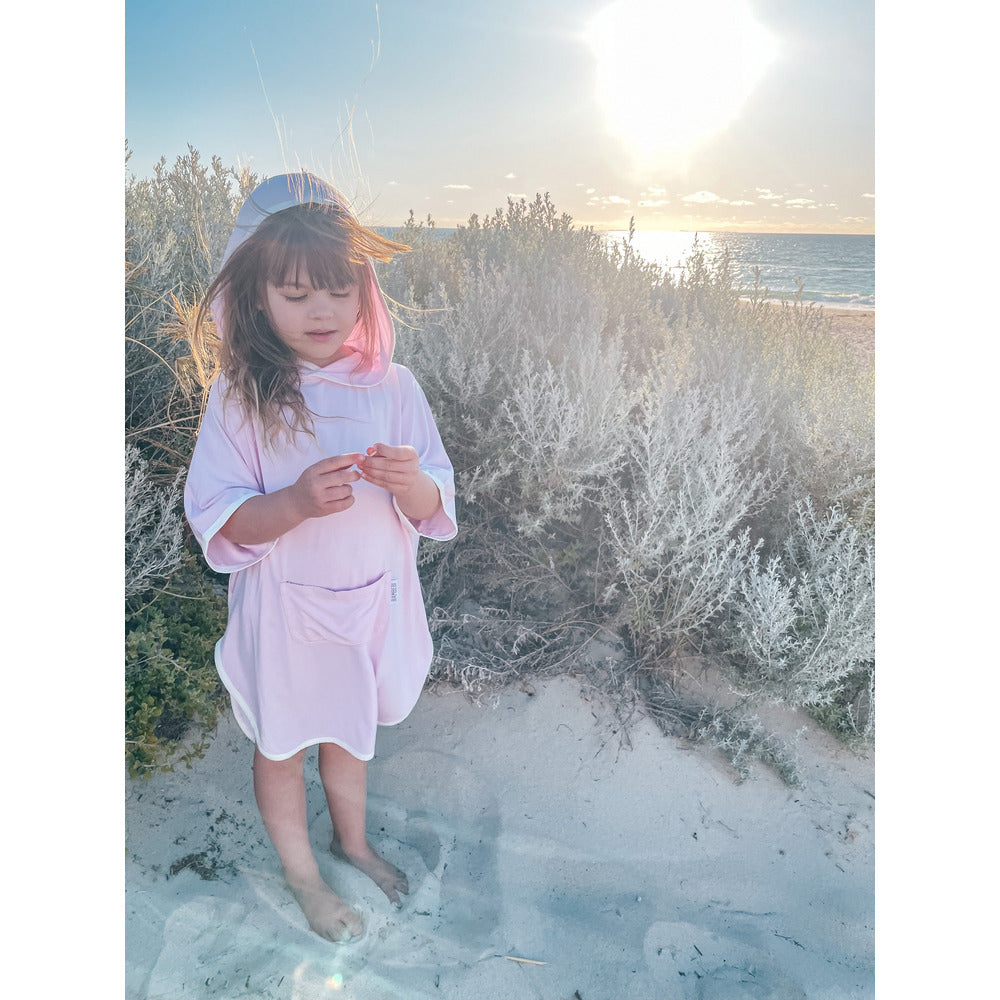 Beach Poncho - Baby Pink