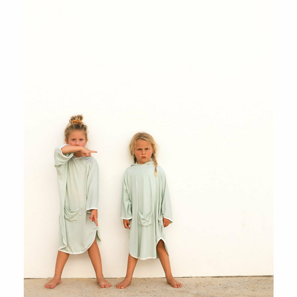 Beach Poncho - Mint Green - Bambebi