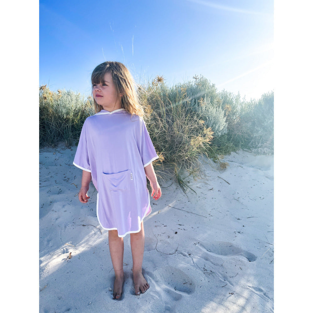 Beach Poncho - Pastel Lilac