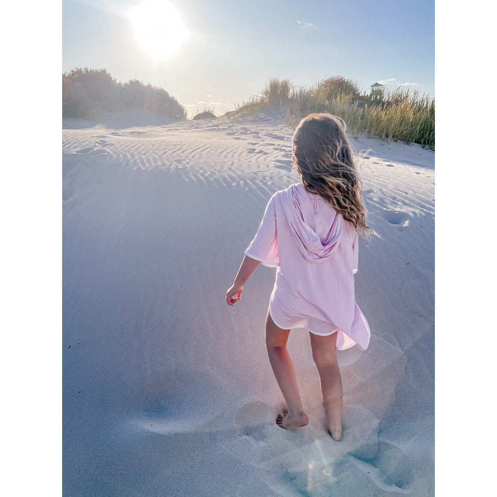 Beach Poncho - Baby Pink