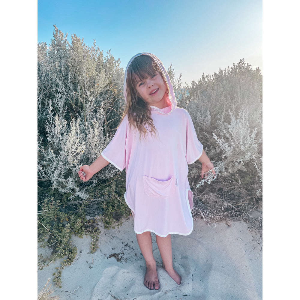 Beach Poncho - Baby Pink