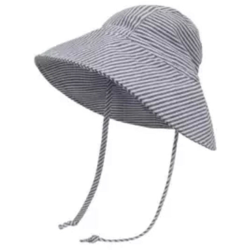 Kids Wide Brim Linen Hat - Bambebi