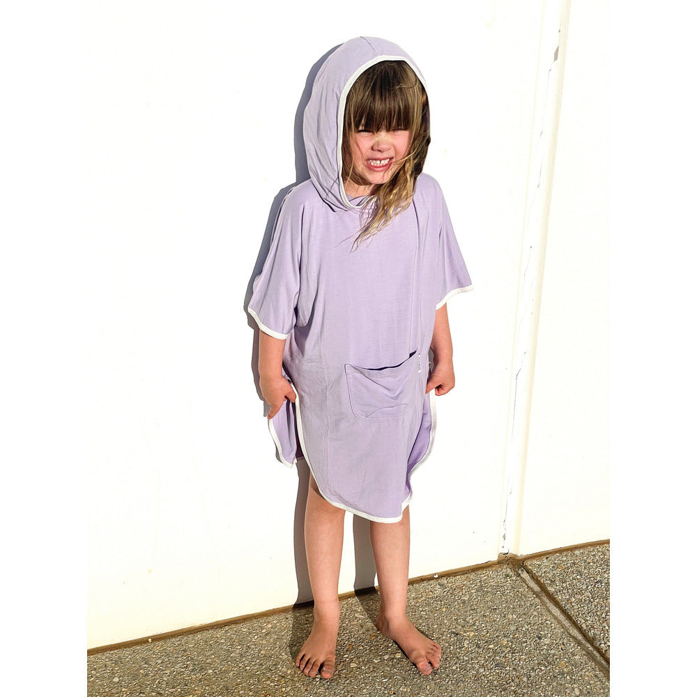 Beach Poncho - Pastel Lilac