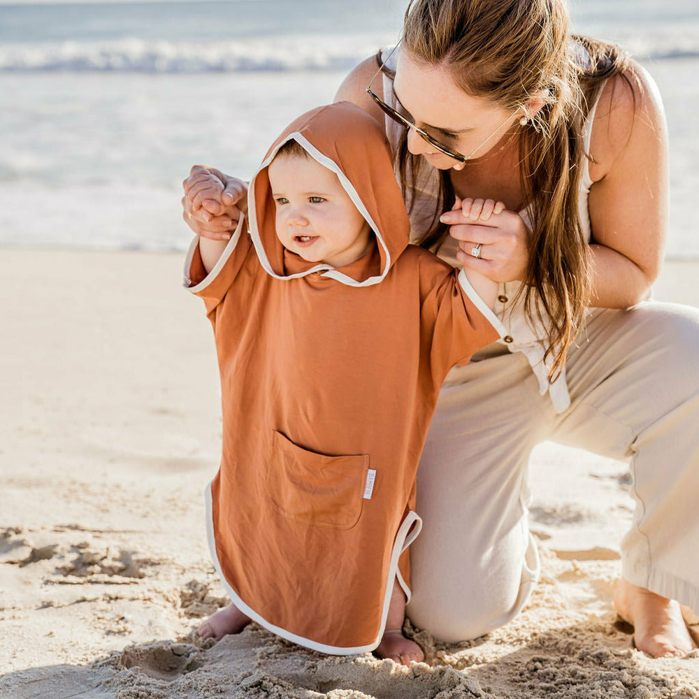 Beach Poncho - Desert Brown - Bambebi