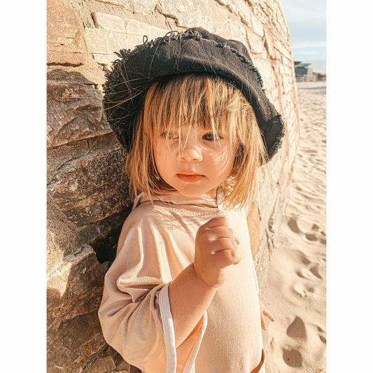 The Mini Bucket Fray - Black - Bambebi
